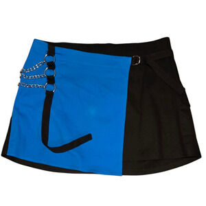 Dolls Kill Chains Color Block Skirt Size 2X
